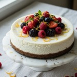 Citrus Burst Berry Cheesecake (GF) — recipe photo