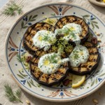 Grilled Eggplant with Greek Yogurt Sauce — recipe photo
