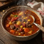 Hearty Gluten-Free Hamburger Soup — recipe photo