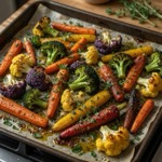 Sheet-Pan Roasted Rainbow Veggies photo