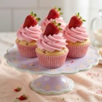 Strawberry Cream Cupcakes (Gluten Free) — recipe photo